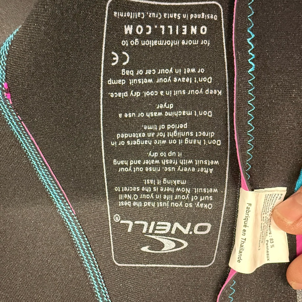 Kids O'neill Wetsuit 2mm- Youth Size 6 - Picture 9 of 10